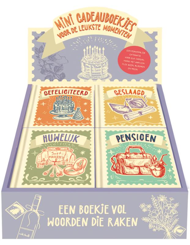 Omslag van Display Mini cadeauboekjes 4 x 6 ex.