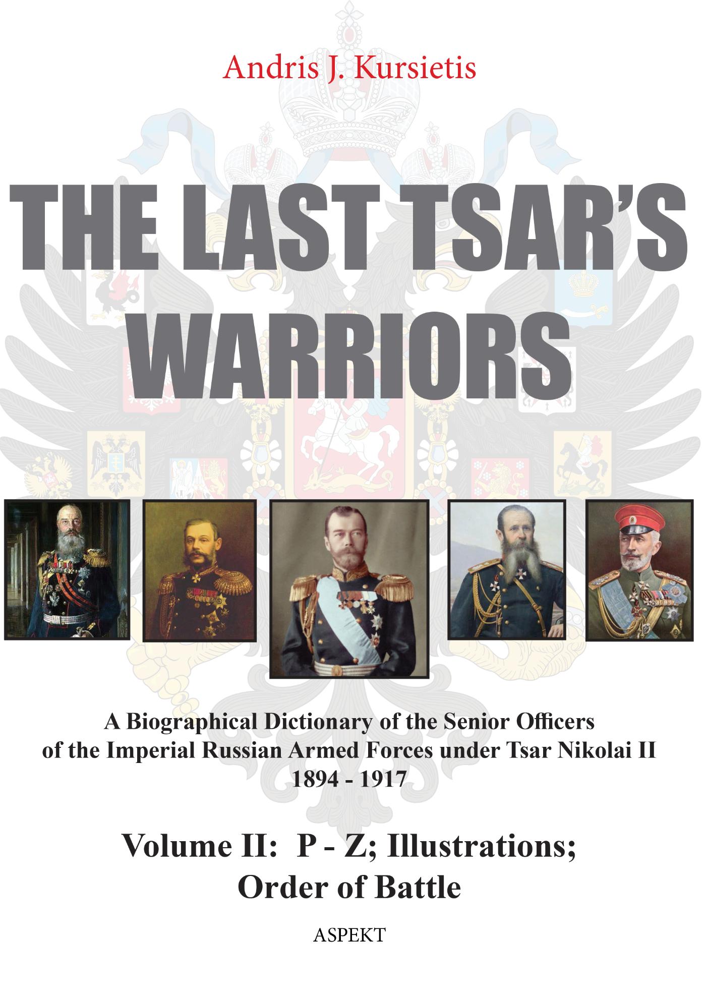 Omslag van The last tsar’s warriors