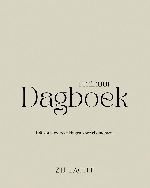 Omslag van 1 minuut dagboek