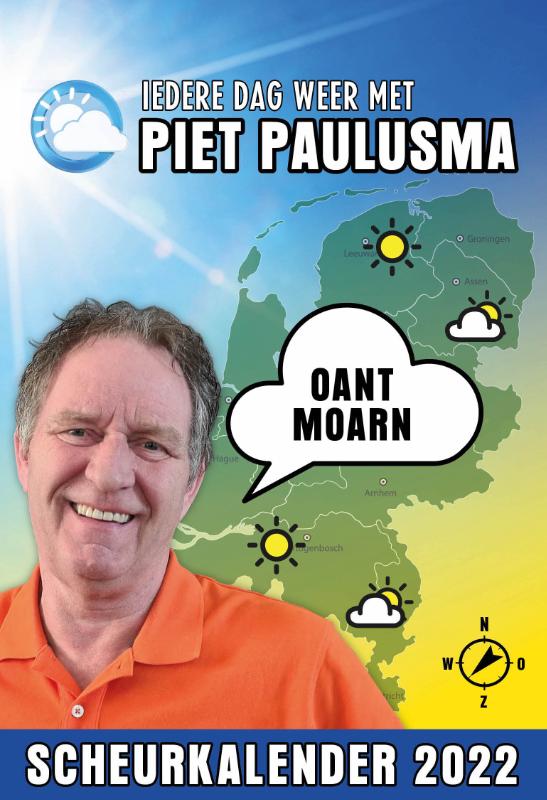 Omslag van Iedere dag weer-scheurkalender van Piet Paulusma 2022
