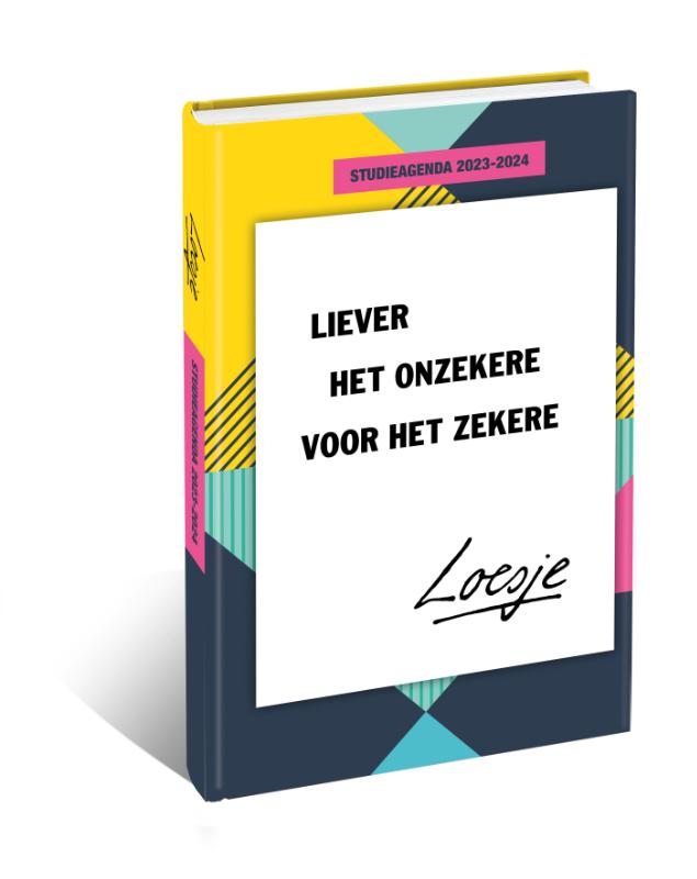 Omslag van Loesje Studieagenda - 2023 - 2024