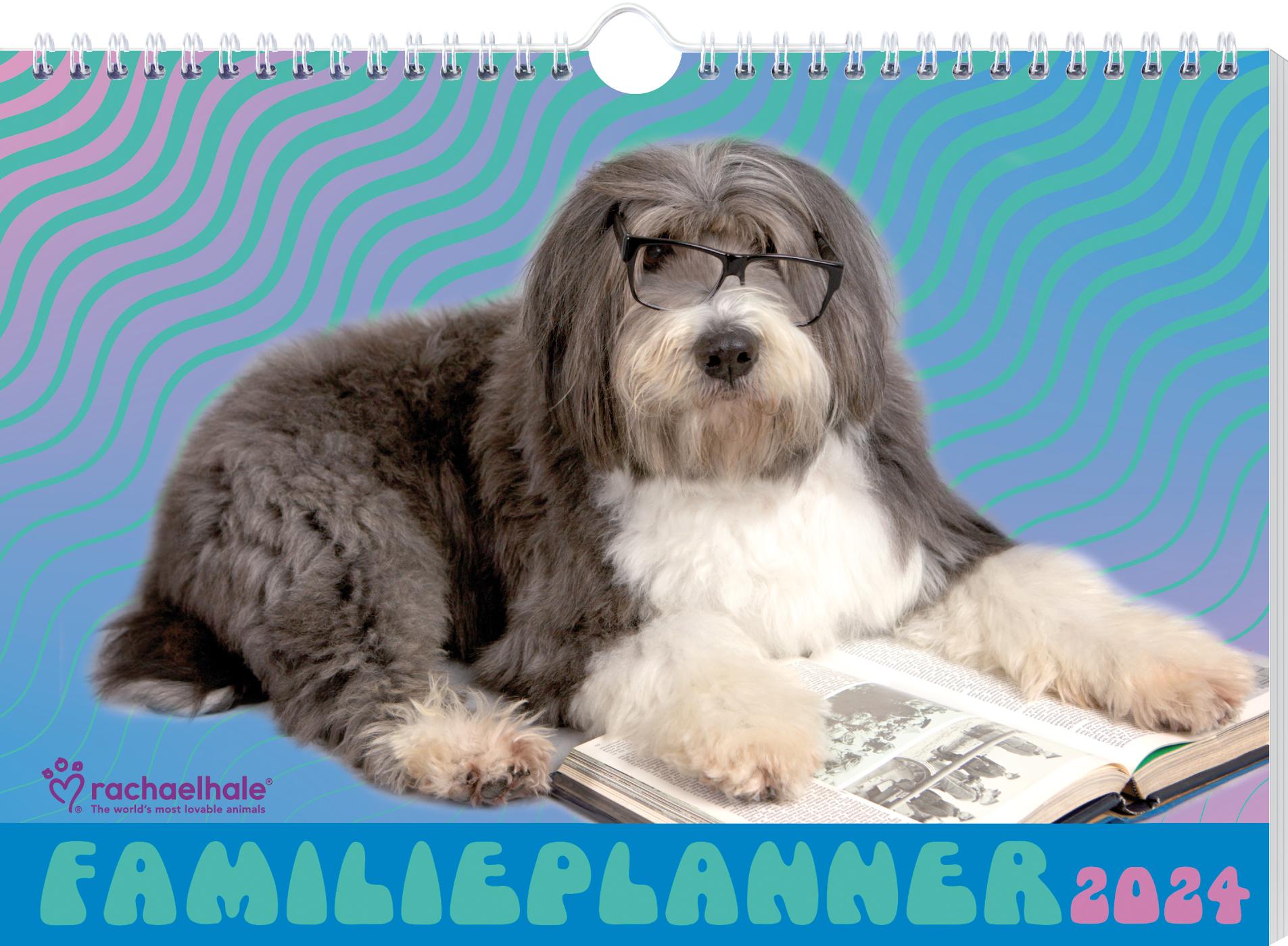 Omslag van Rachael Hale Honden familieplanner - 2024