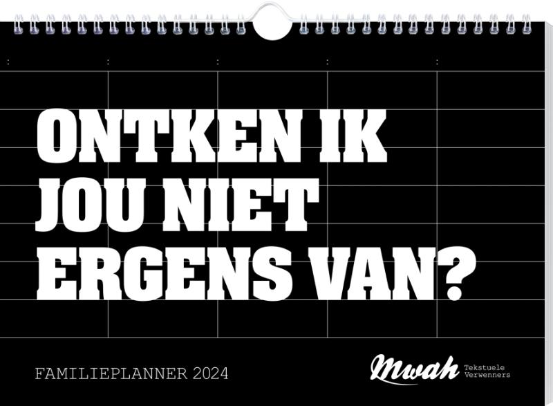 Omslag van MWAH familieplanner - 2024