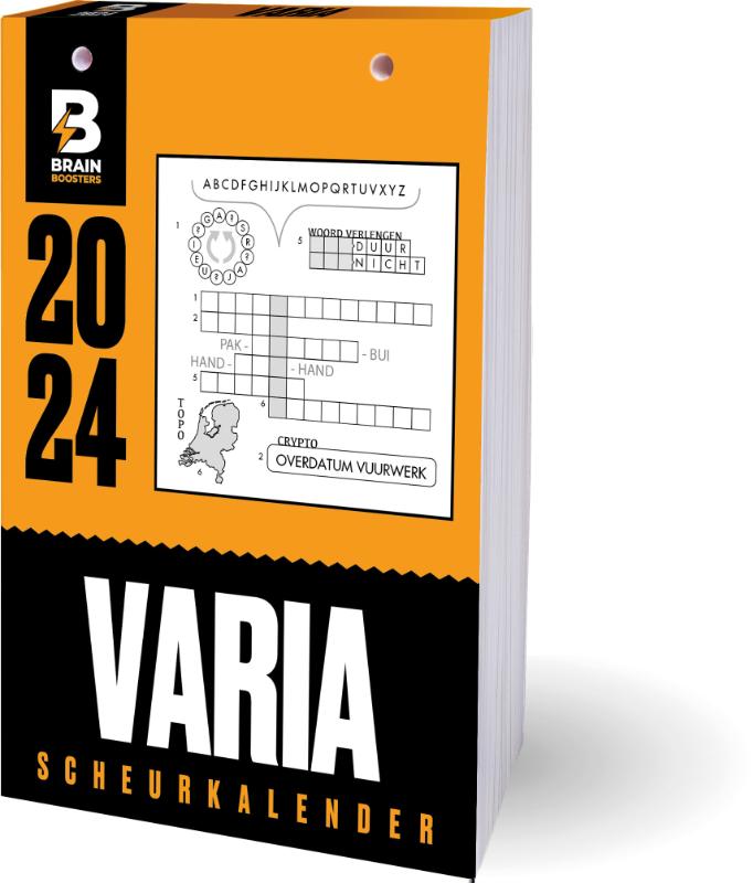 Omslag van Brain Booster Varia scheurkalender - 2024