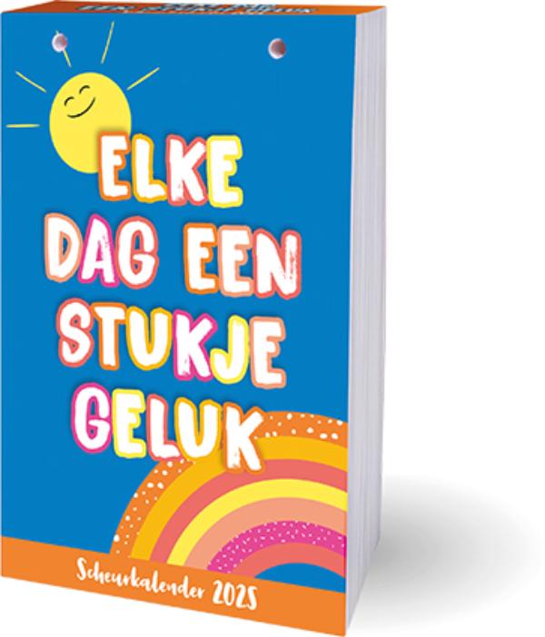Omslag van Elke dag een stukje geluk scheurkalender - 2025