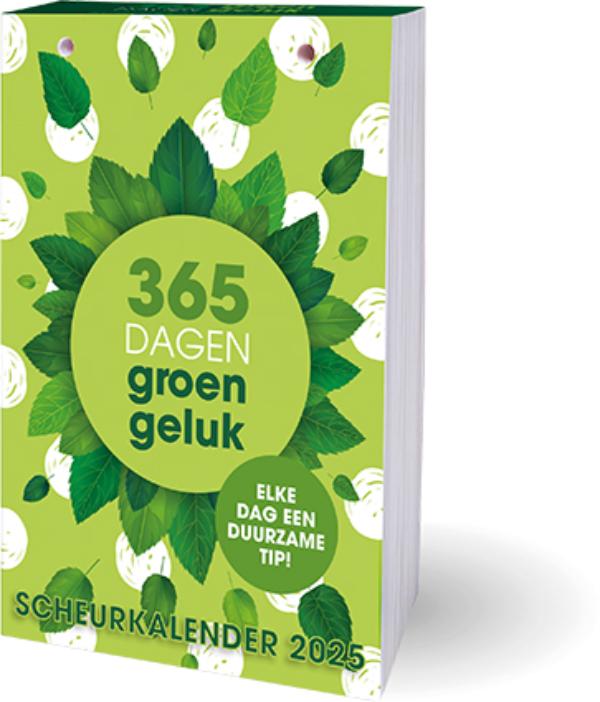 Omslag van 365 dagen Groen geluk scheurkalender - 2025
