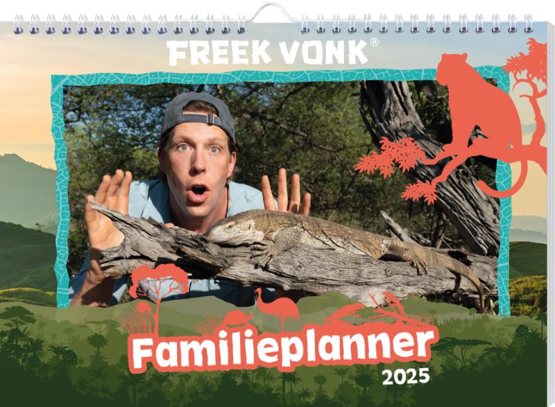 Omslag van Freek Vonk familieplanner - 2025