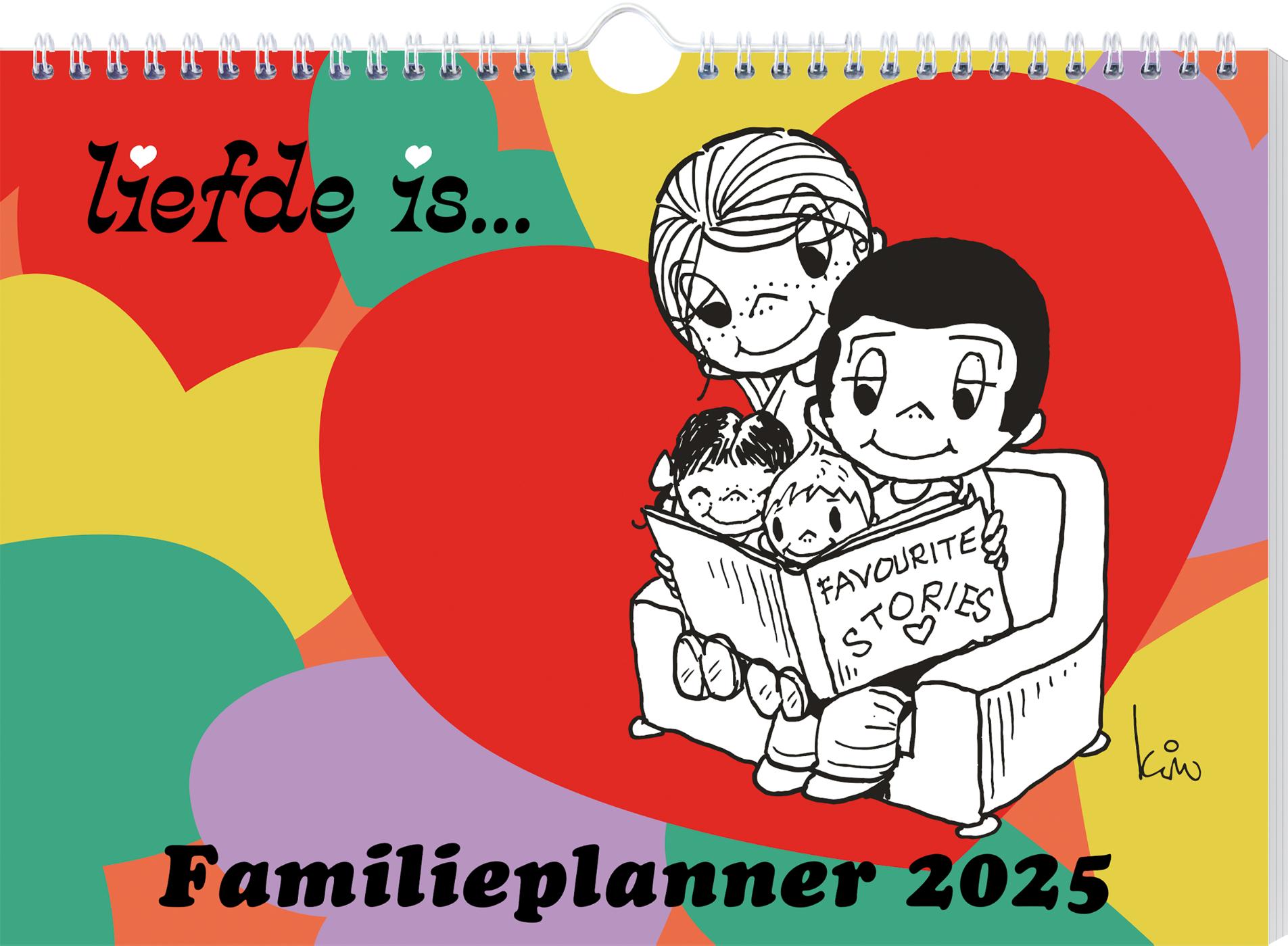 Omslag van Liefde is… familieplanner - 2025