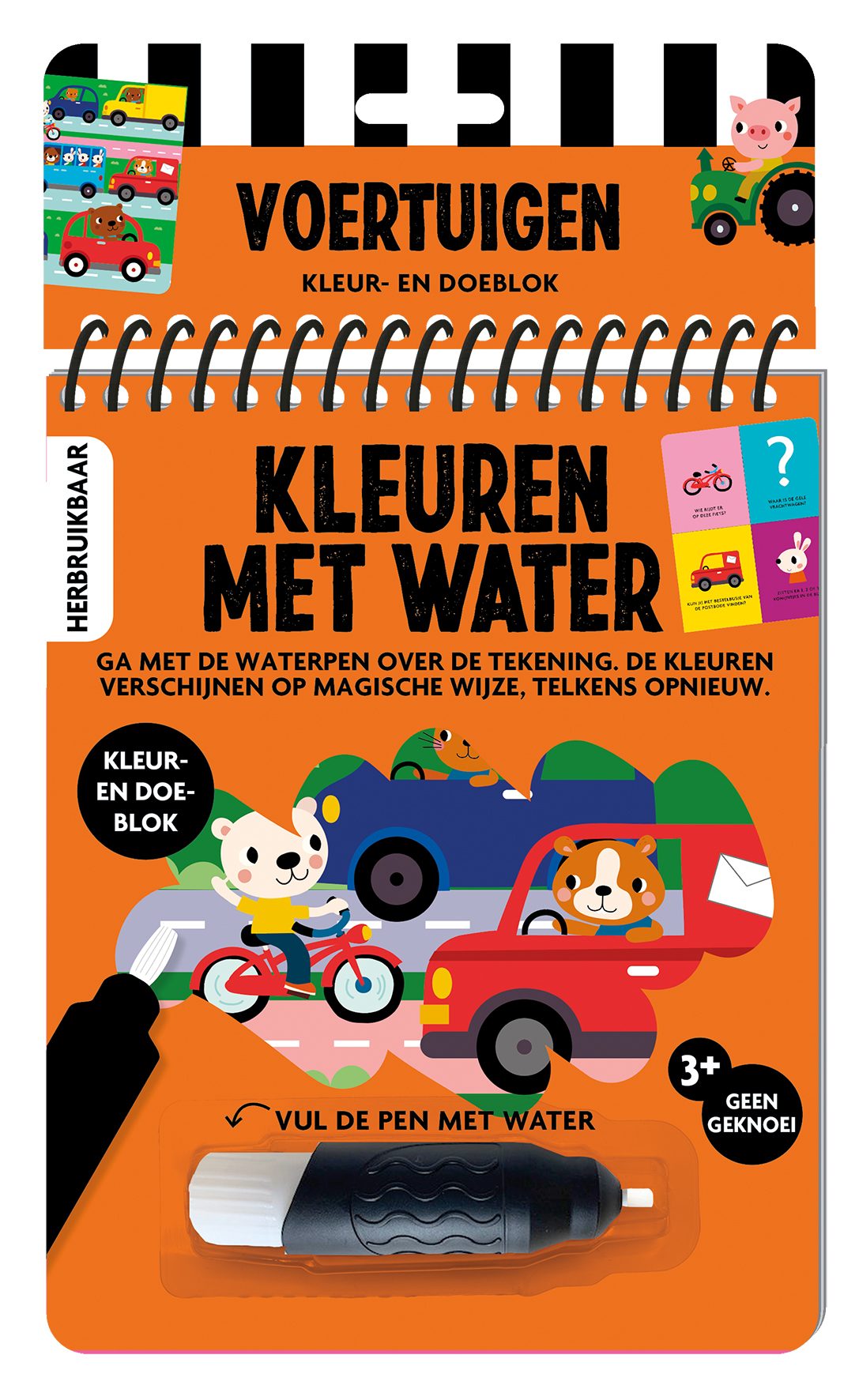 Omslag van Kleuren met water - Voertuigen