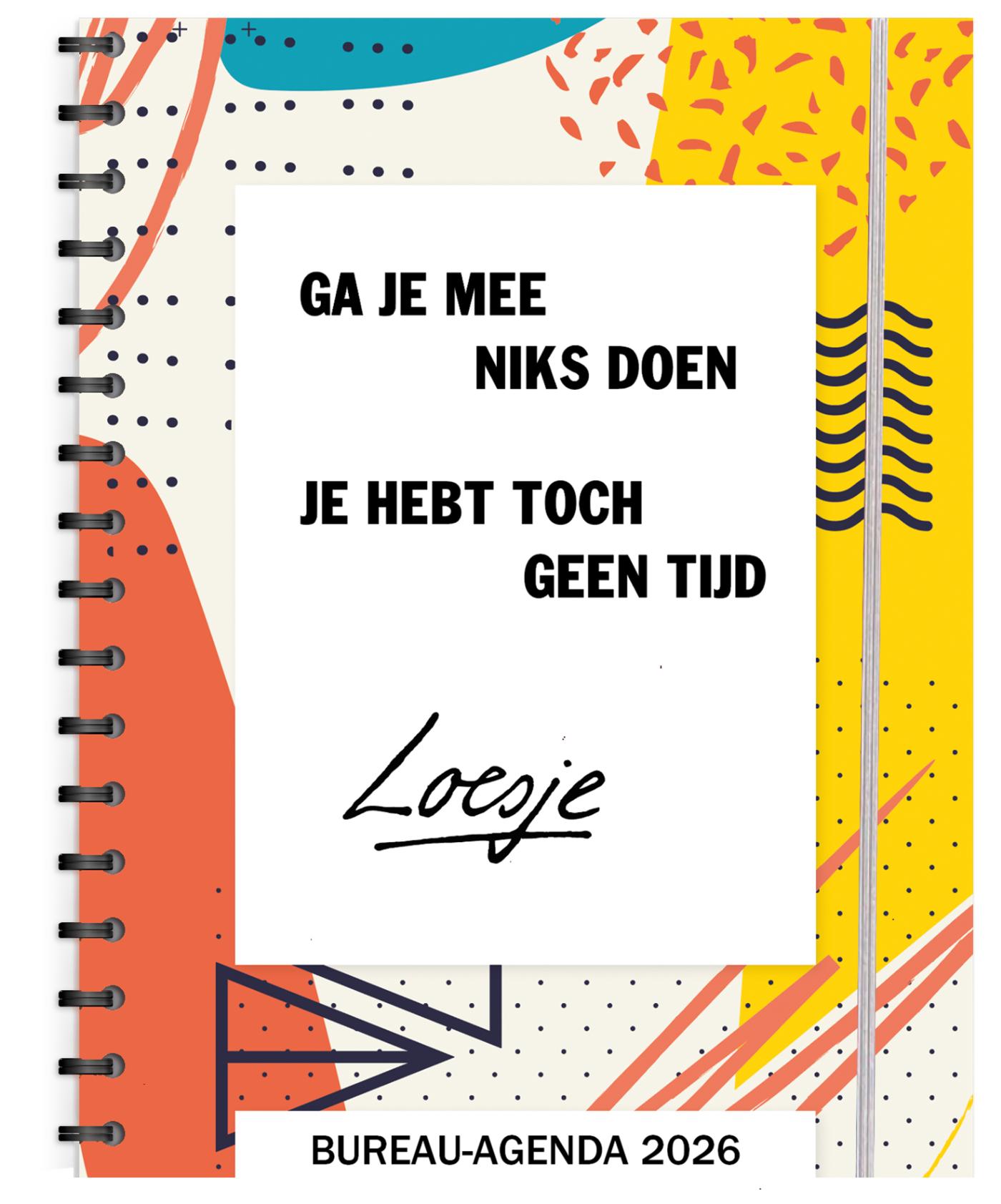 Omslag van Loesje bureau agenda A4 - 2026