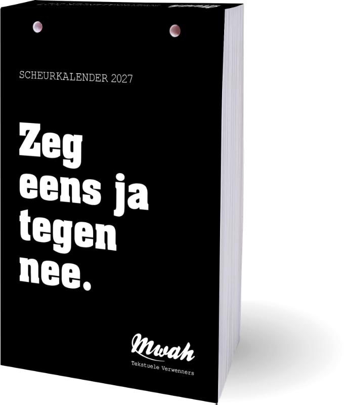 Omslag van Mwah scheurkalender - 2027