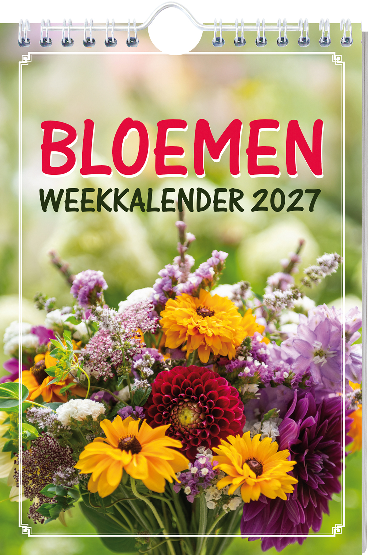 Omslag van Bloemen weekkalender 2027