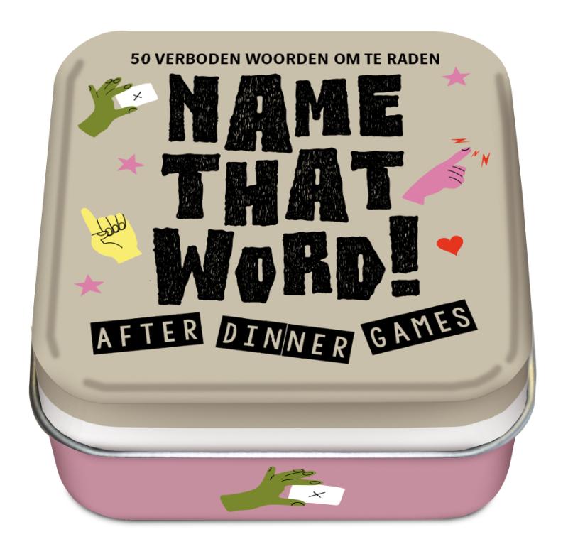 Omslag van After dinner game - Name that word