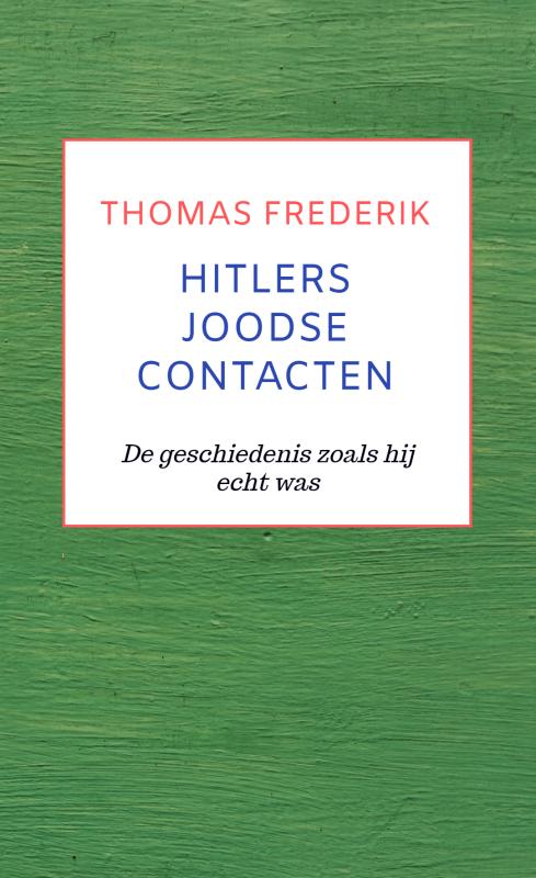 Omslag van HITLERS JOODSE CONTACTEN