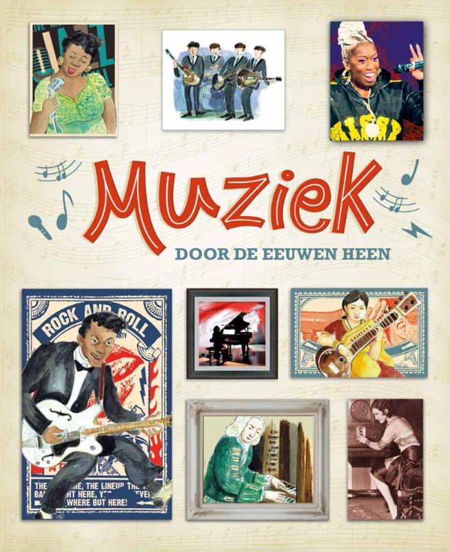 Omslag van Muziek door de eeuwen heen