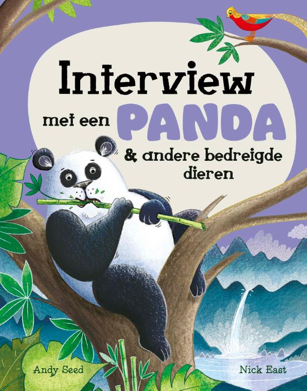 Omslag van Interview met een panda & andere bedreigde dieren