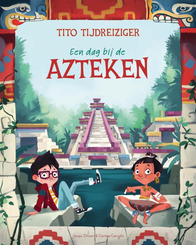 Omslag van Een dag bij de Azteken