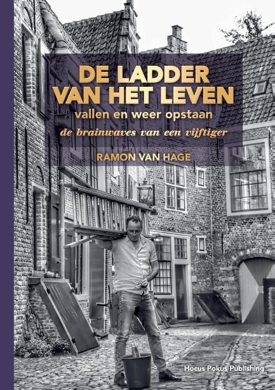 Omslag van De ladder van het leven, vallen en weer opstaan