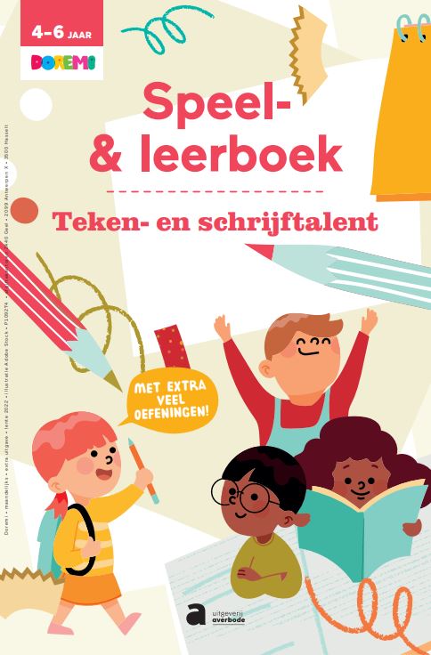 Omslag van Speel- en leerboek - Teken- en schrijftalent