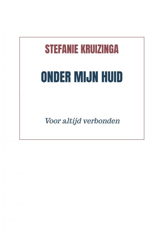 Omslag van Onder mijn huid