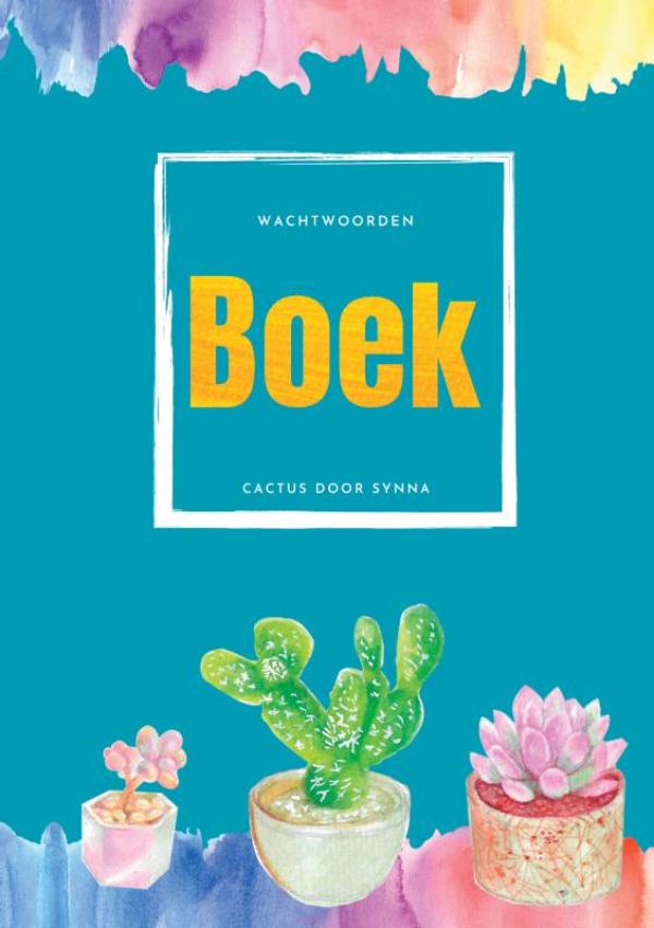 Omslag van Wachtwoordenboek Cactus A5