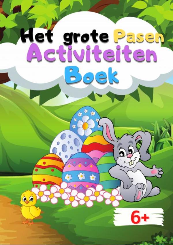 Omslag van Het grote pasen activiteiten boek