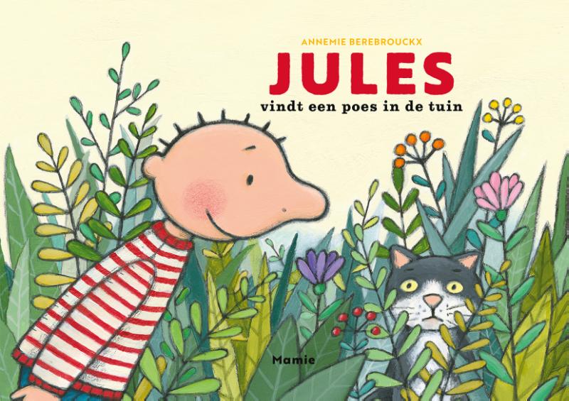 Omslag van Jules vindt een poes in de tuin