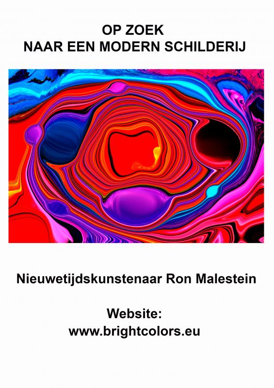 Omslag van OP ZOEK NAAR EEN MODERN SCHILDERIJ
