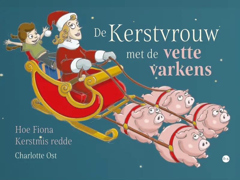 Omslag van De Kerstvrouw met de vette varkens