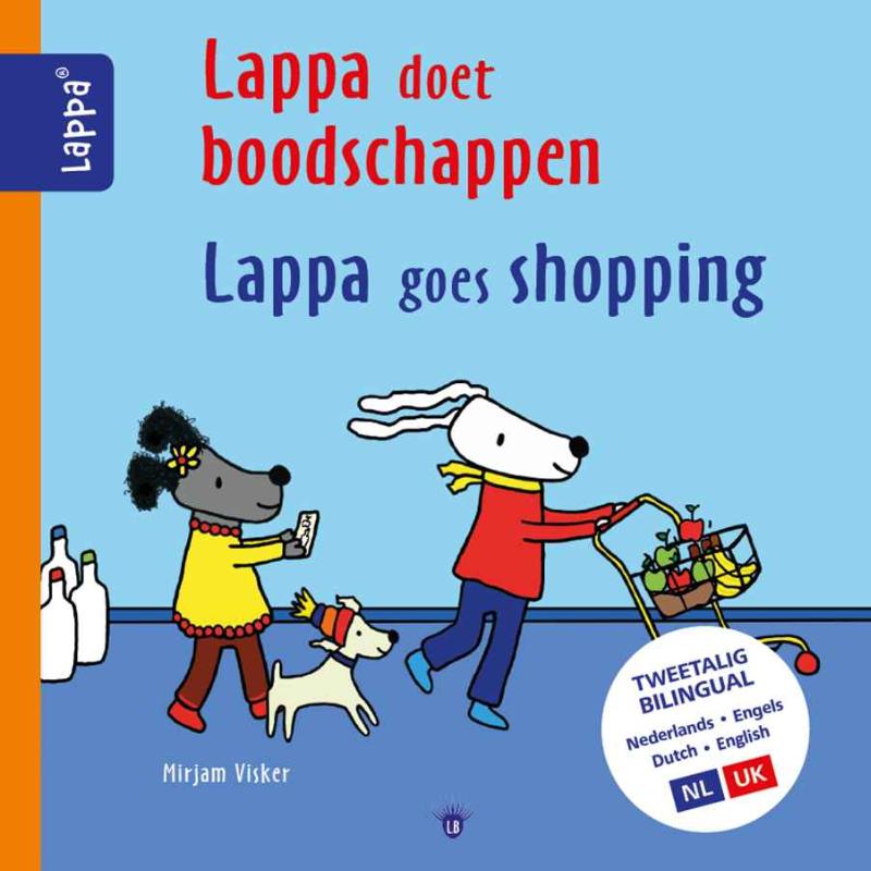 Omslag van Lappa doet boodschappen/Lappa goes shopping (NL-UK)