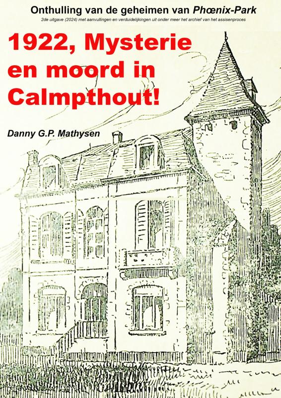 Omslag van 1922, mysterie en moord in Calmpthout