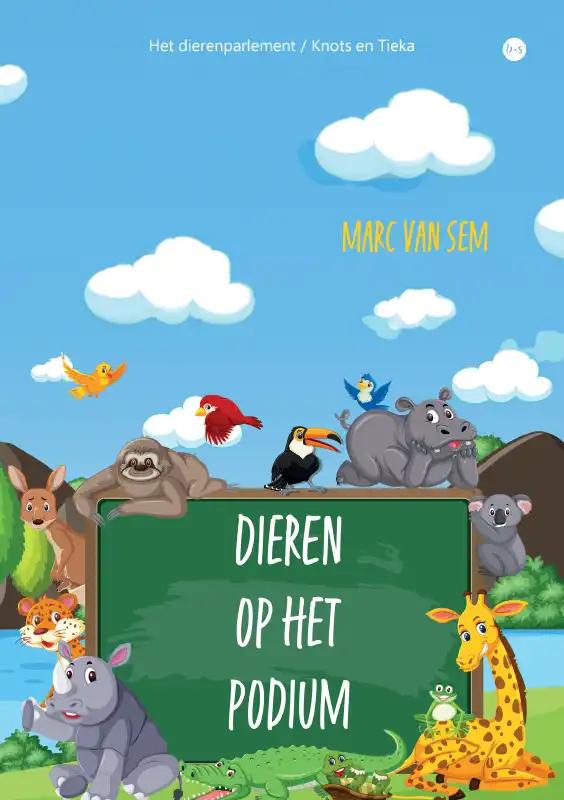 Omslag van Dieren op het podium