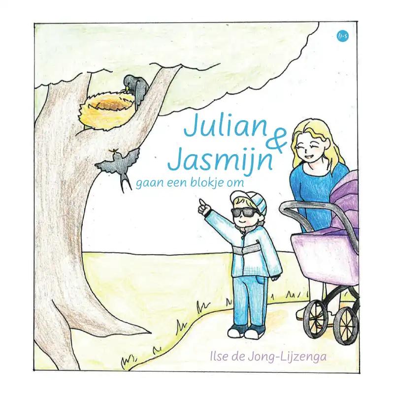 Omslag van Julian en Jasmijn gaan een blokje om