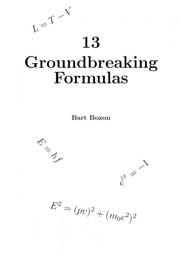 Omslag van 13 Groundbreaking Formulas