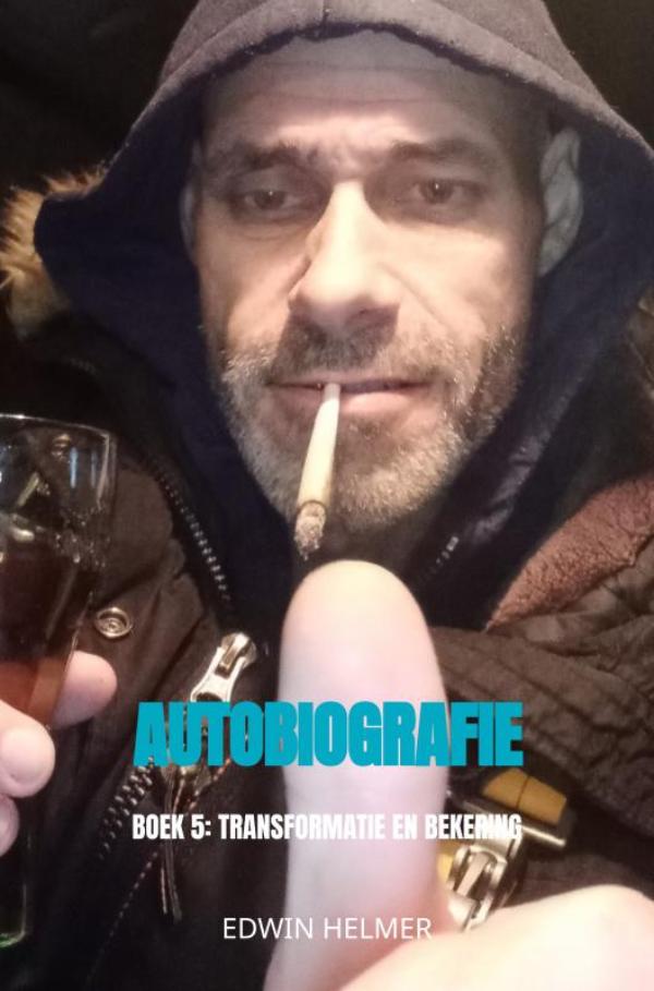 Omslag van Autobiografie Edwin Helmer een zes luik. De Weg van Duisternis naar Licht.