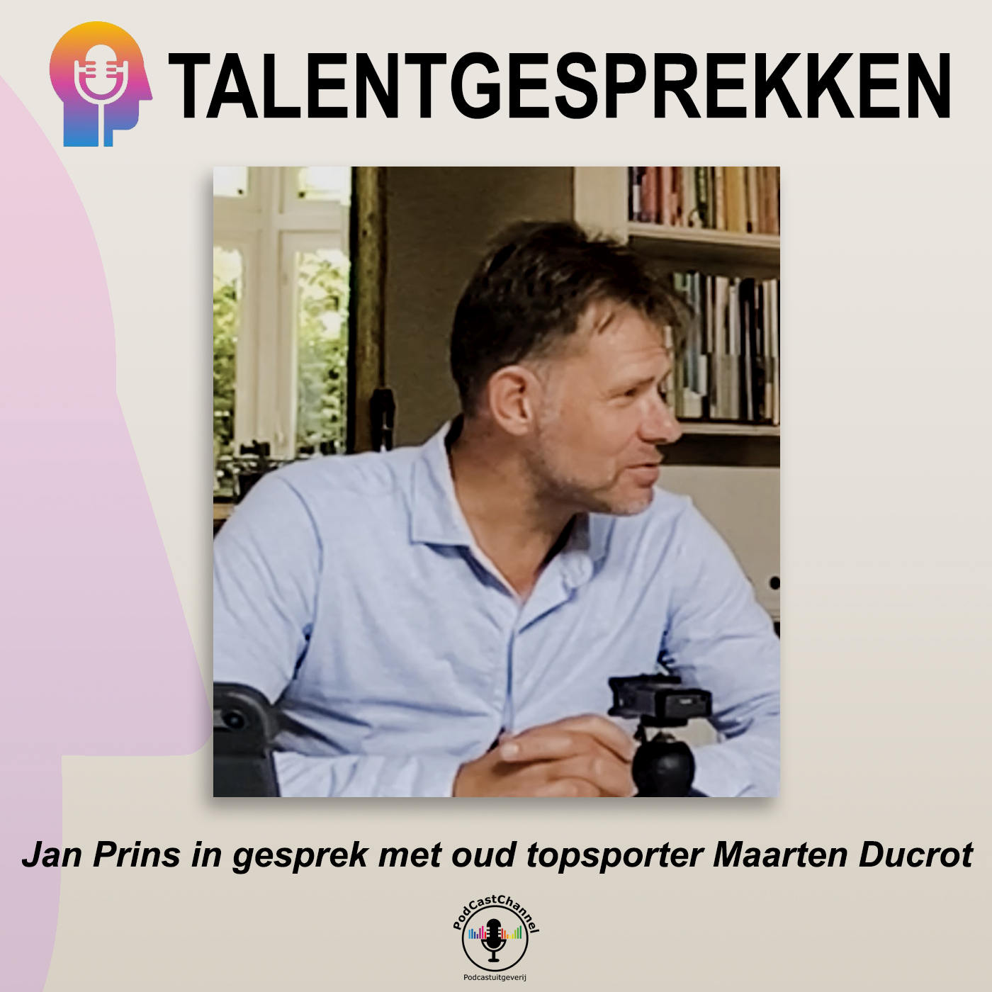 Omslag van Jan Prins in gesprek met Maarten Ducrot