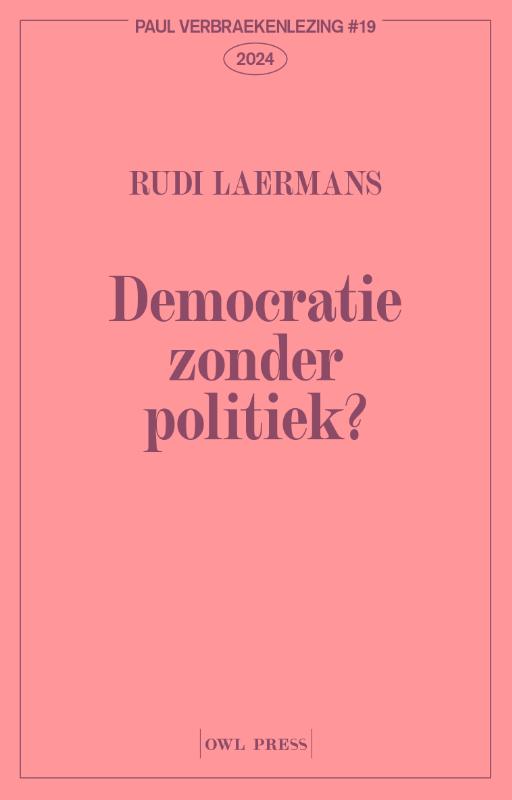 Omslag van Democratie zonder politiek?