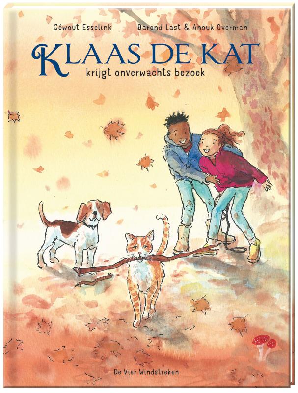 Omslag van Klaas de kat krijgt onverwachts bezoek