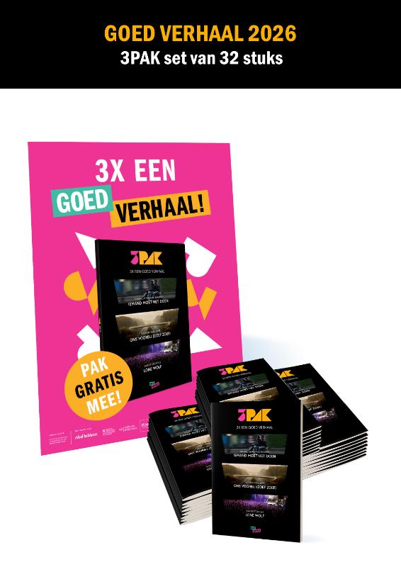 Omslag van 3PAK set van 32 ex. Boekhandel Goed Verhaal 2026