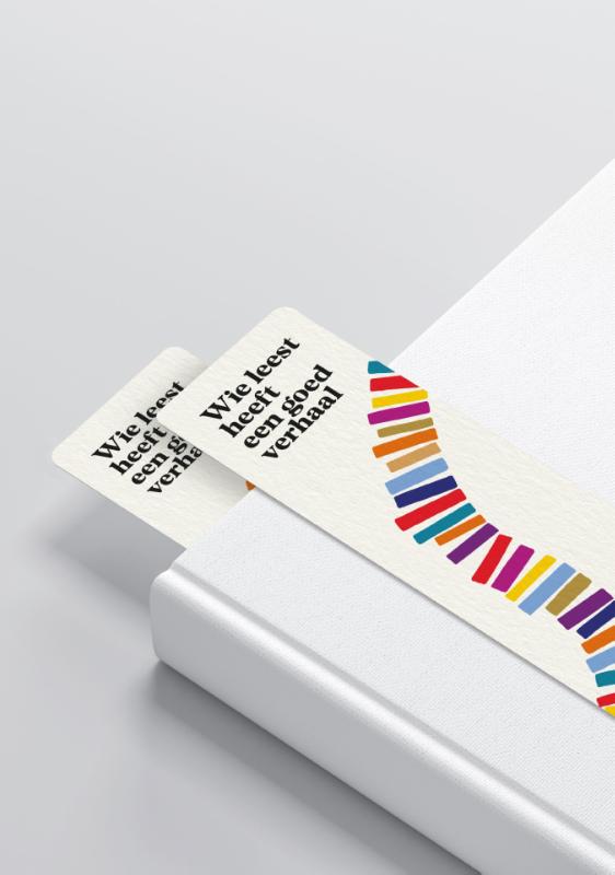 Omslag van Wie Leest Heeft Een Goed Verhaal - boekenleggers set 50 ex.