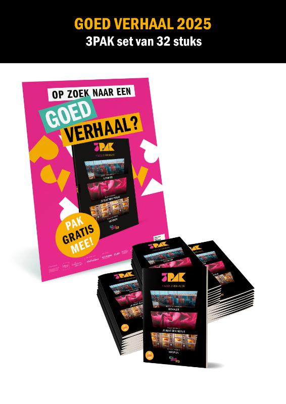 Omslag van 3PAK set van 32 ex. Boekhandel Goed Verhaal 2025