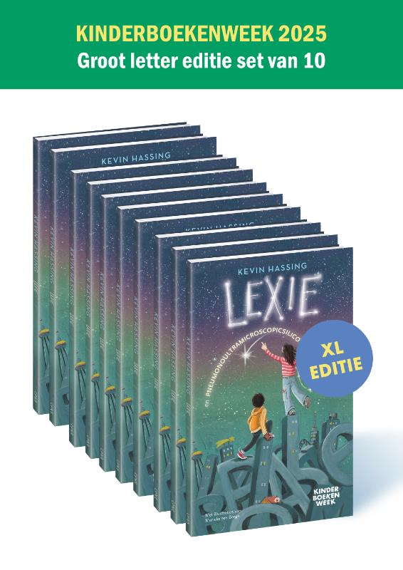 Omslag van Kinderboekenweekgeschenk XL-editie Lexie - set van 10 ex. Kinderboekenweek 2025