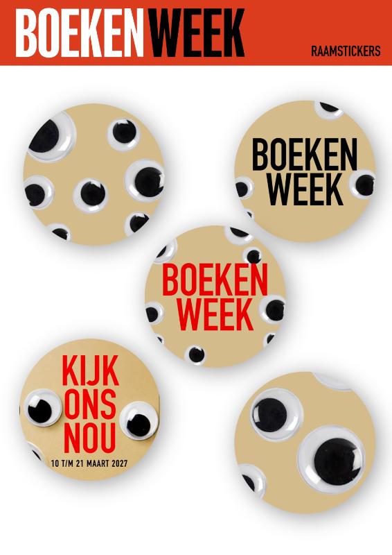 Omslag van Raamstickers Boekenweek 2027