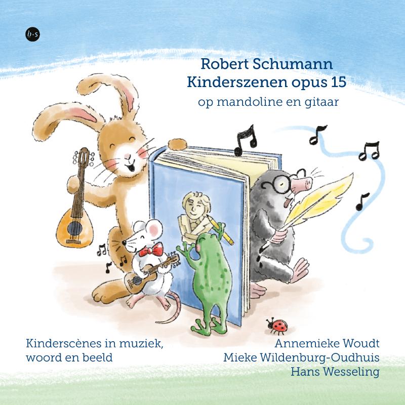 Omslag van Robert Schumann Kinderszenen opus 15 op mandoline en gitaar