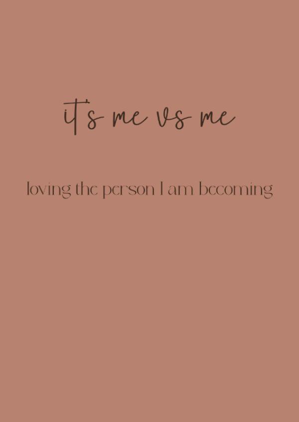 Omslag van It's me vs me