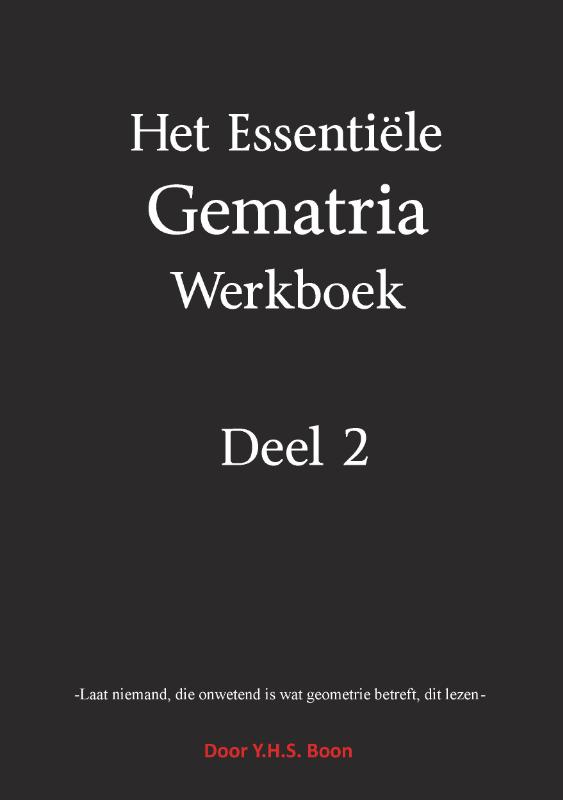 Omslag van Het Essentiële Gematria Werkboek Deel 2
