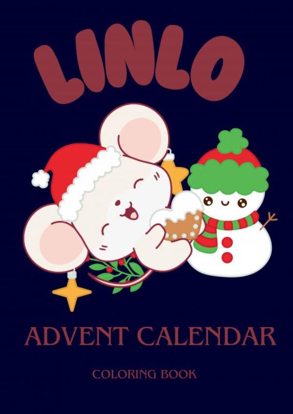 Omslag van Advent Calendar Coloring Book