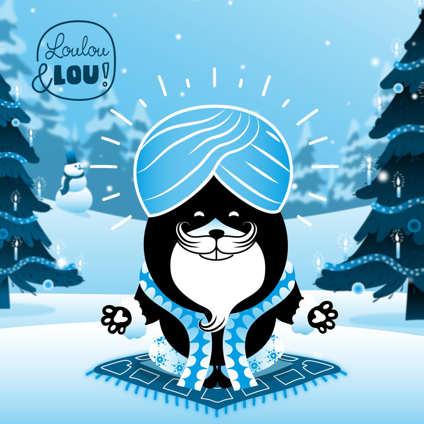 Omslag van Méditation de Noël: La Forêt d'Hiver