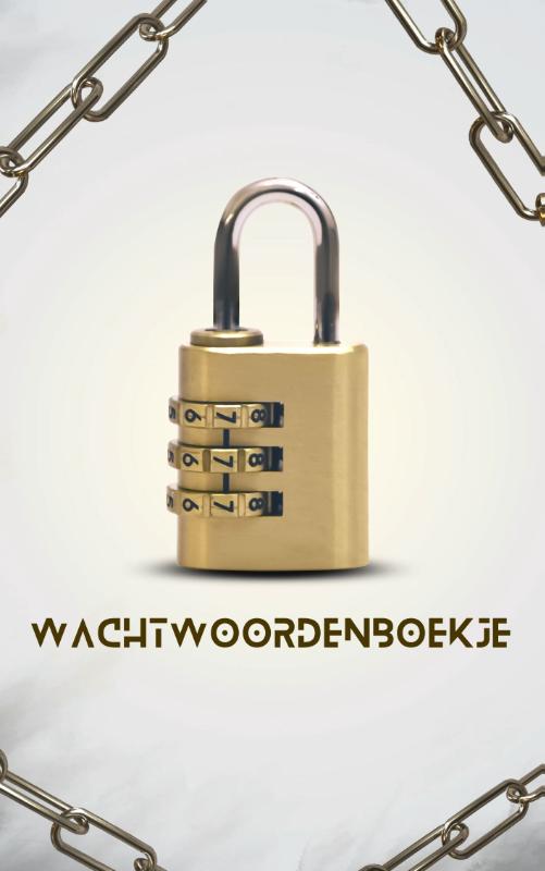 Omslag van Wachtwoordenboekje Notitieboek met Alfabet