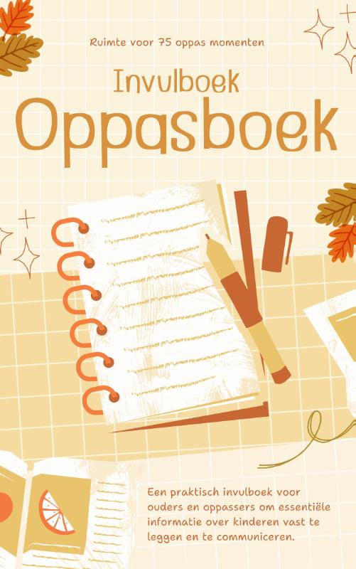 Omslag van Oppasboek Invulboek